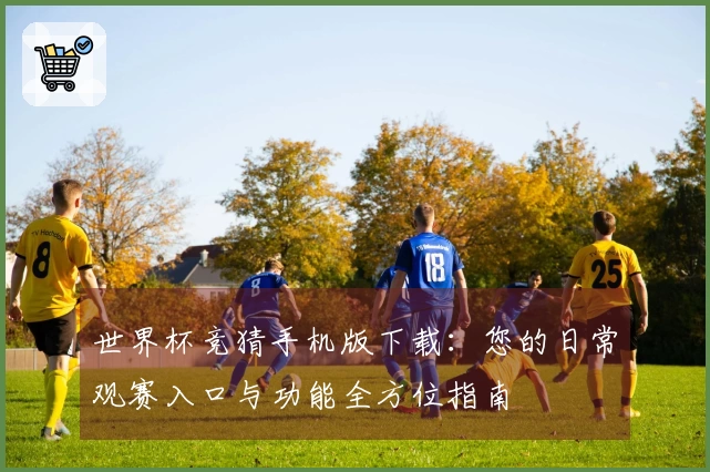 世界杯竞猜手机版下载：您的日常观赛入口与功能全方位指南